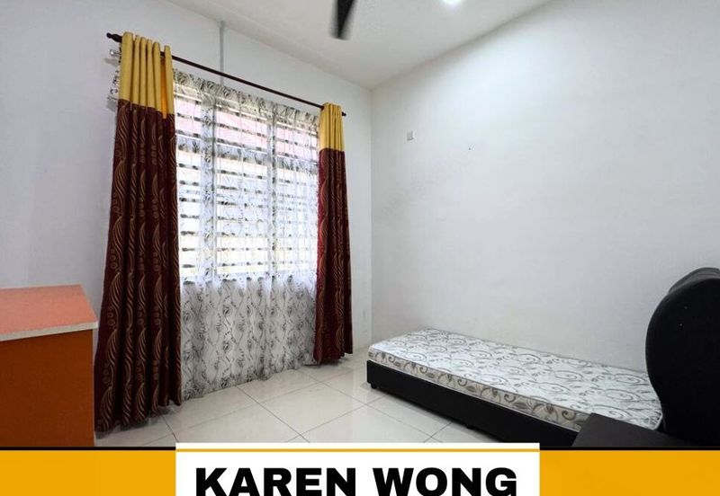 PARTLY FURNISHED AMBANGAN HEIGHTS ZON MELOR 1 Storey SEMI DETACHED for Sale