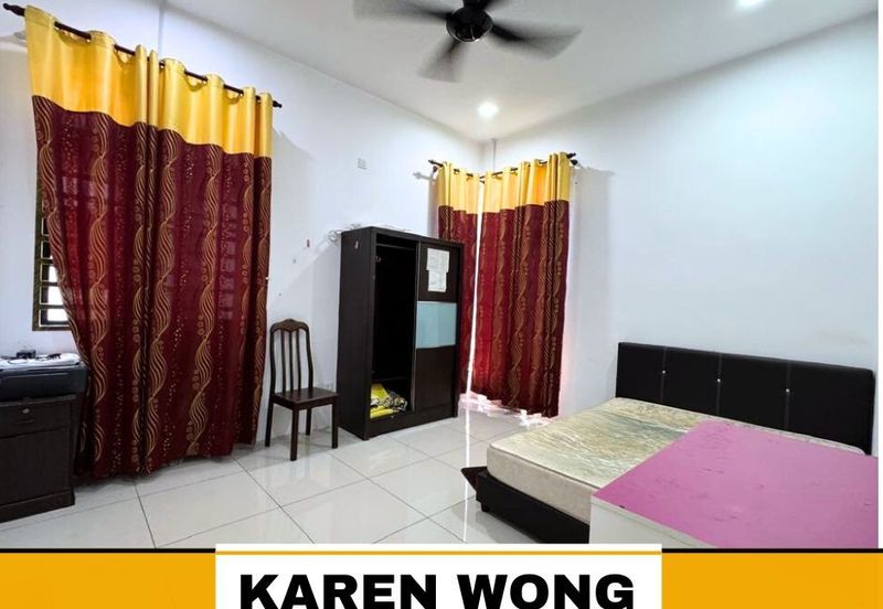 PARTLY FURNISHED AMBANGAN HEIGHTS ZON MELOR 1 Storey SEMI DETACHED for Sale