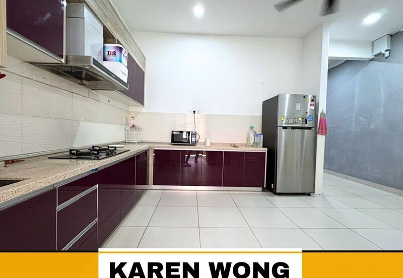 PARTLY FURNISHED AMBANGAN HEIGHTS ZON MELOR 1 Storey SEMI DETACHED for Sale