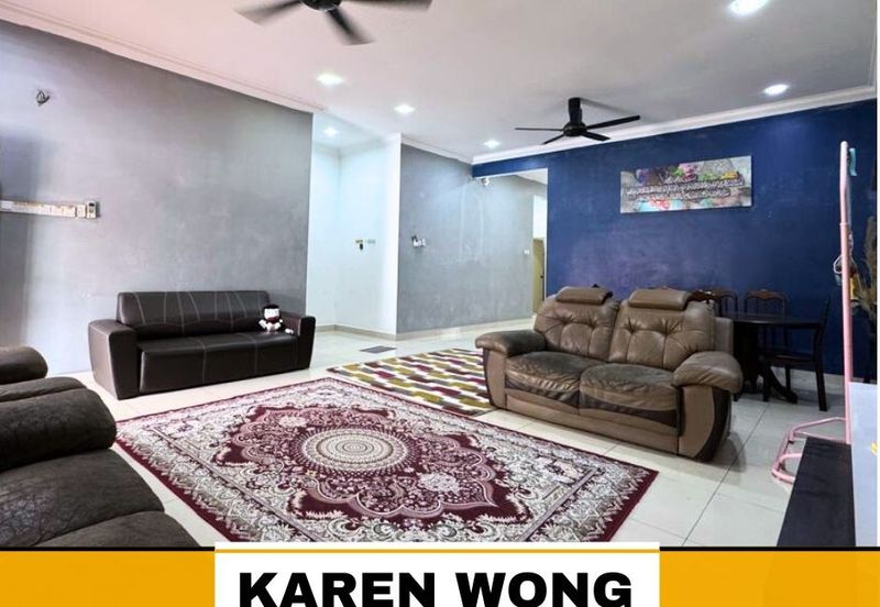 PARTLY FURNISHED AMBANGAN HEIGHTS ZON MELOR 1 Storey SEMI DETACHED for Sale