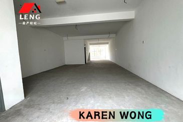 FACING ROAD 1ST FLOOR SHOPLOT RIVERFRONT CITY PEKAN BARU for Rent