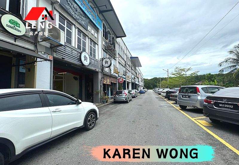 FACING ROAD 1ST FLOOR SHOPLOT RIVERFRONT CITY PEKAN BARU for Rent