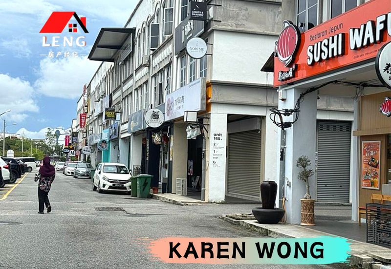 FACING ROAD 1ST FLOOR SHOPLOT RIVERFRONT CITY PEKAN BARU for Rent