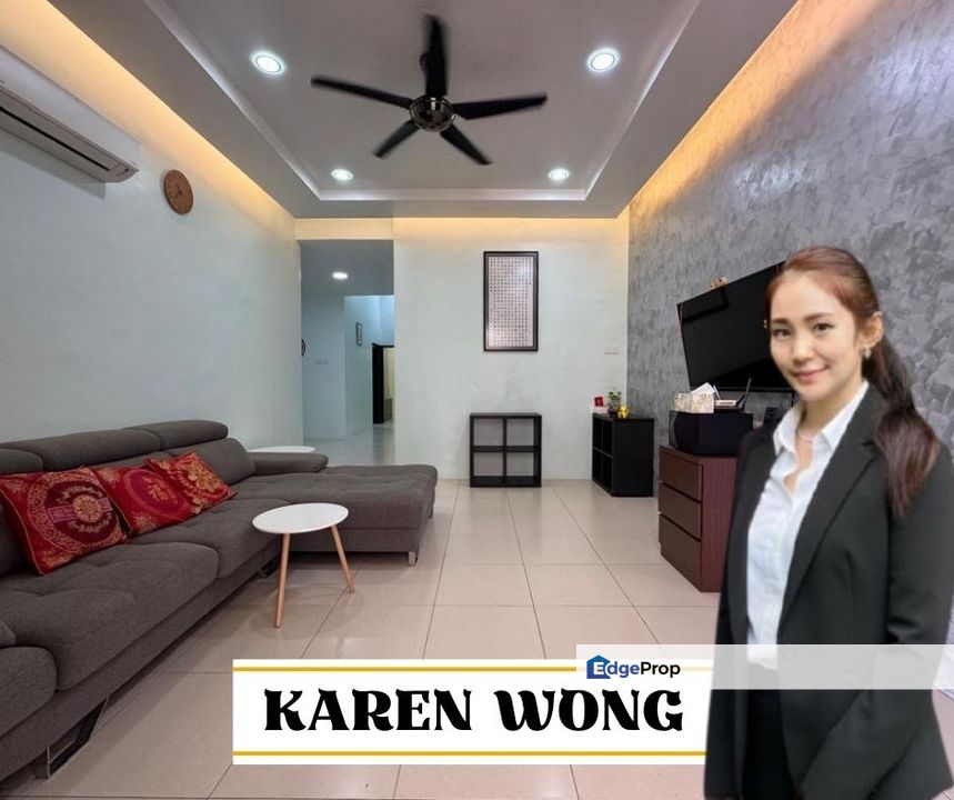 NEAR METRO NEW C-MART TAMAN DESA SUTERA PARTLY FURNISHED 1 Storey SEMI DETACHED for Rent, Kedah, Kuala Muda