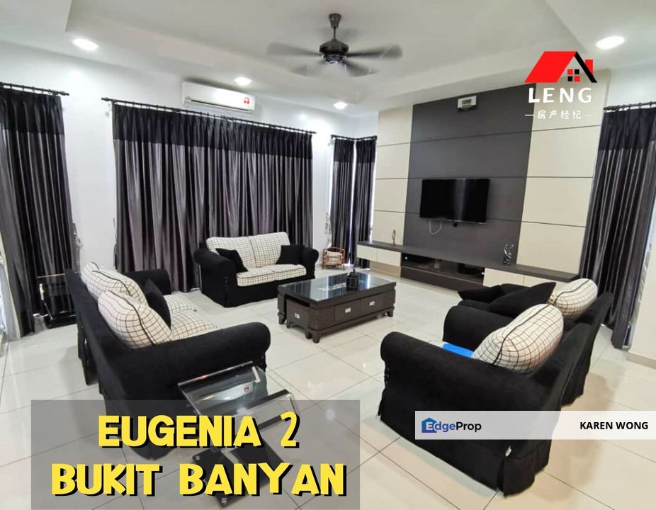 FULLY FURNISHED GATED & GUARDED SEMI DETACHED @ EUGENIA 2, BUKIT BANYAN, Kedah, Sungai Petani