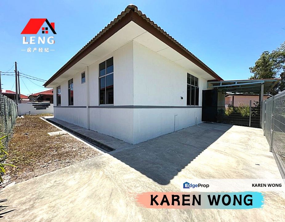 RENOVATED & GOOD CONDITIONS 1 Storey SEMI DETACHED for Sale, Kedah, Sungai Petani