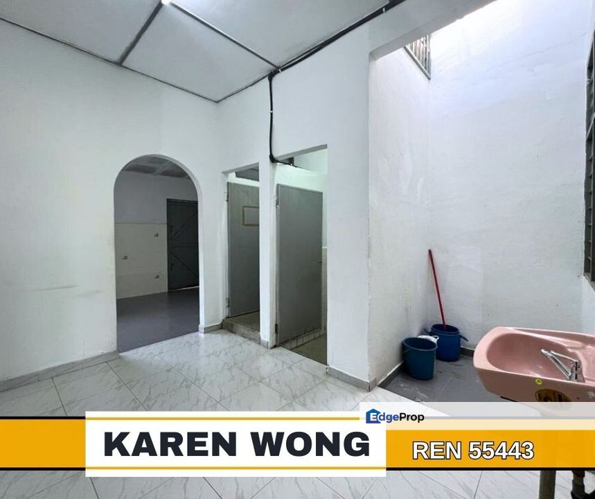 FACING PADANG EXTENDED BACKYARD 1 Storey Terrace House @ TAMAN RIA JAYA, Kedah, Sungai Petani