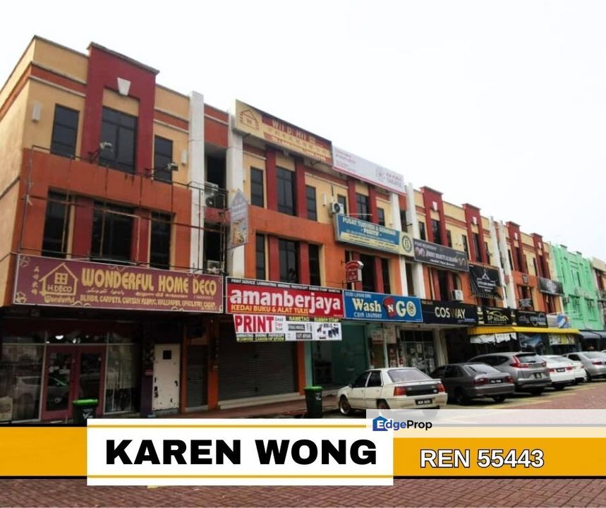 FACING MAINROAD & TENANTED 3 Storey Shoplot @ TUANKU HAMINAH (Opposite Maybank Ria Jaya), Kedah, Sungai Petani