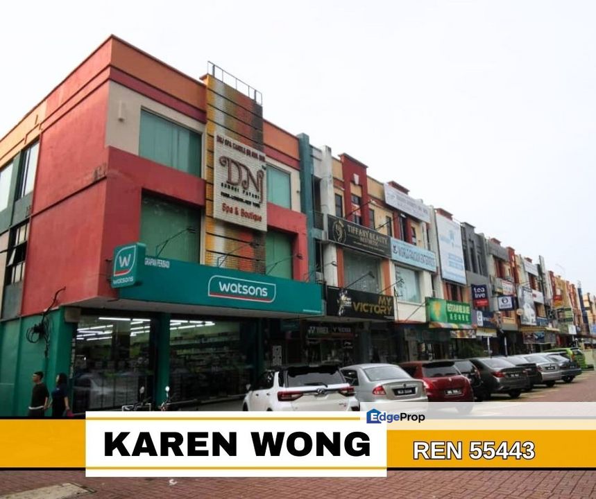 FACING MAINROAD & TENANTED 3 Storey Shoplot @ TUANKU HAMINAH (Opposite Maybank Ria Jaya), Kedah, Sungai Petani