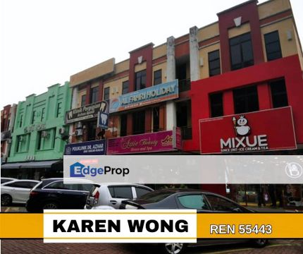 FACING MAINROAD & TENANTED 3 Storey Shoplot @ TUANKU HAMINAH (Opposite Maybank Ria Jaya), Kedah, Sungai Petani