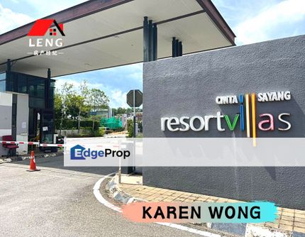 BRAND NEW & NEVER STAY BEFORE 1 Storey ZERO LOT BUNGALOW @ CINTA SAYANG RESORT VILLAS, Kedah, Sungai Petani