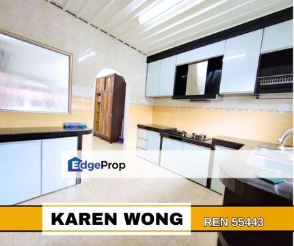 FULLY EXTENDED & RENOVATED KITCHEN CABINET 1 Storey Terrace House @ TAMAN KELADI, Kedah, Sungai Petani