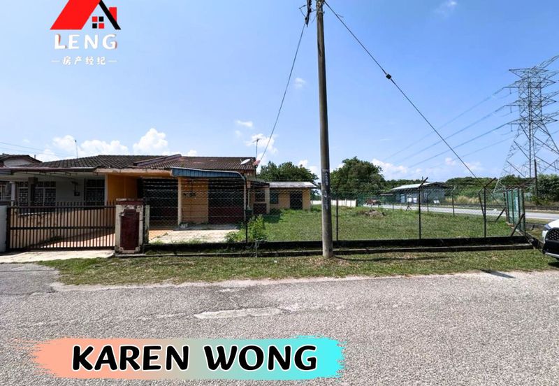 VERY HUGE LAND & CORNER LOT 1 Storey SEMI DETACHED @ TAMAN INTAN