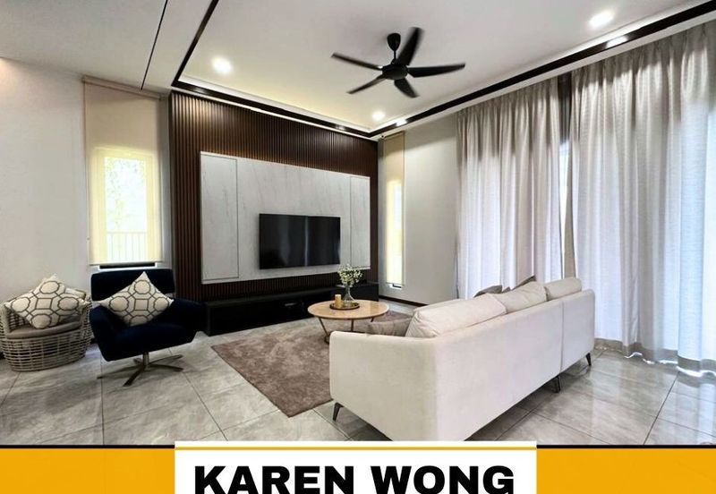 FULLY FURNISHED & RENO SIERRA PRIME BUKIT BANYAN 2 Storey SEMI DETACHED for Sale