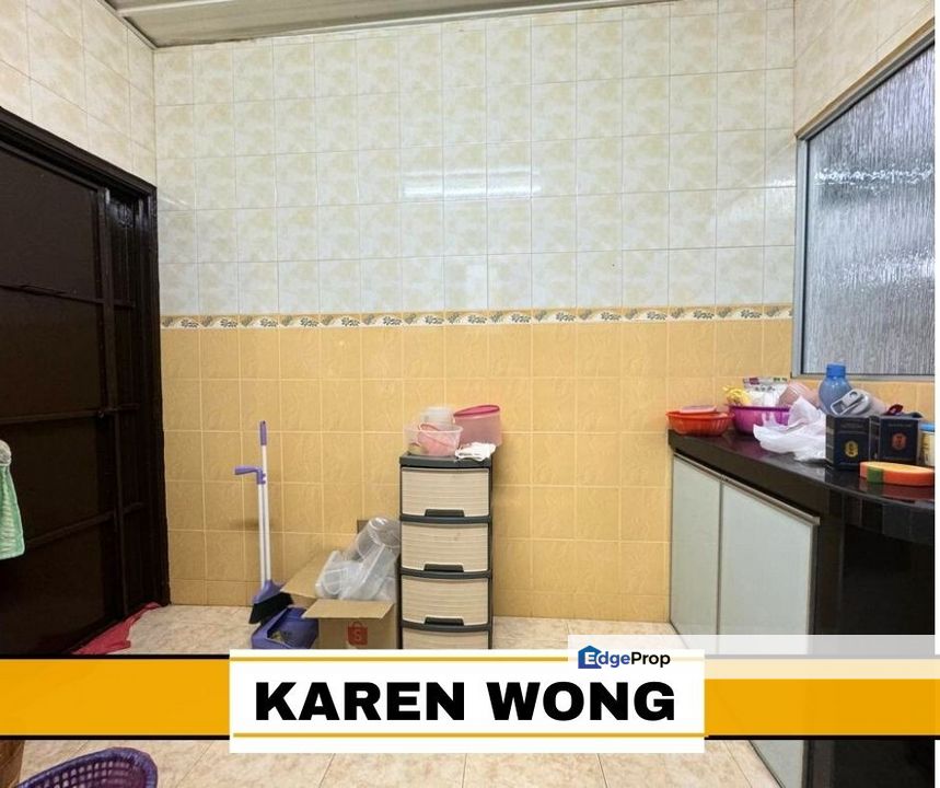 RENO WITH KITCHEN CABINET TAMAN KELADI Extended 1 Storey Terrace House for Sale, Kedah, Sungai Petani