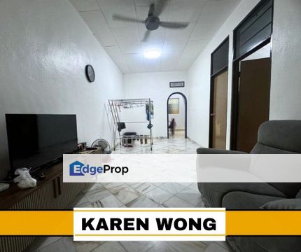 RENO WITH KITCHEN CABINET TAMAN KELADI Extended 1 Storey Terrace House for Sale, Kedah, Sungai Petani