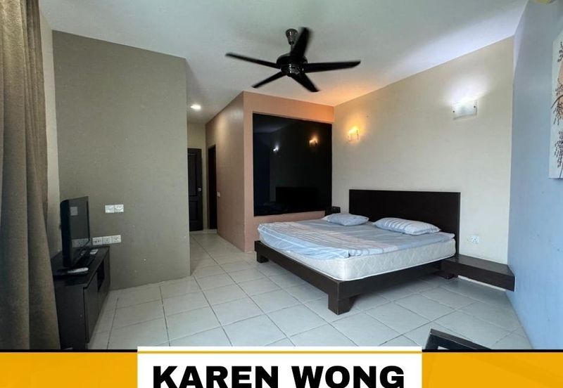 FULLY FURNISHED CONDO for Rent @ MIDDLE FLOOR SKY RESIDENCES GOLF CLUB