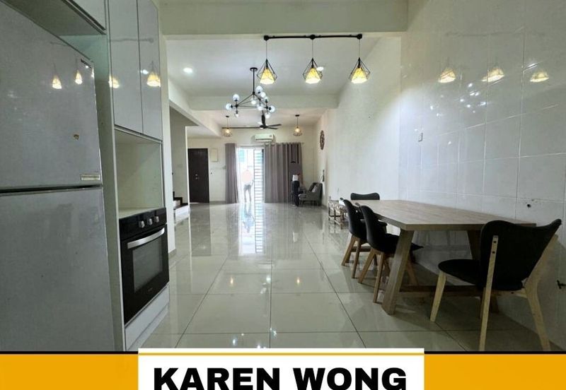 PARTLY FURNISHED AZELIA BUKIT BANYAN Fully Gated & Guarded 2 Storey Terrace for RENT
