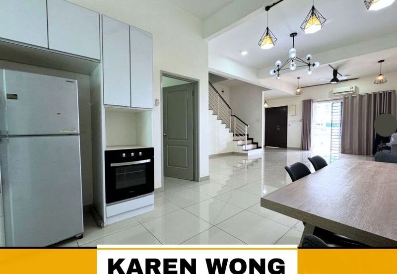 PARTLY FURNISHED AZELIA BUKIT BANYAN Fully Gated & Guarded 2 Storey Terrace for RENT