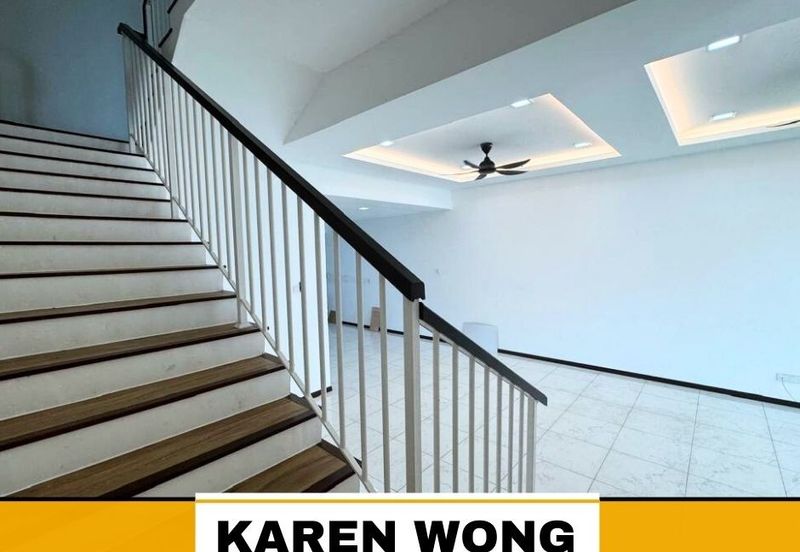 KITCHEN CABINET & FULLY GRILLE AMARYN BUKIT BANYAN 2 Storey Terrace House for RENT