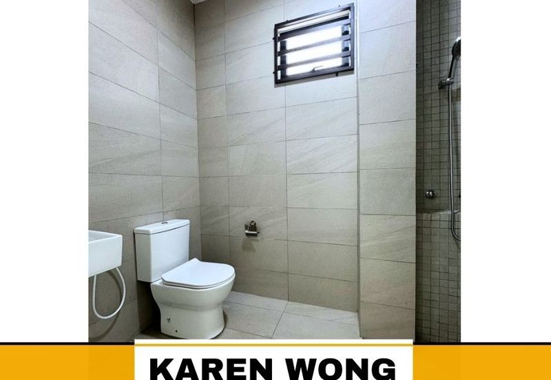 KITCHEN CABINET & FULLY GRILLE AMARYN BUKIT BANYAN 2 Storey Terrace House for RENT