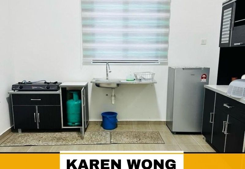 FULLY GATED & GUARDED SP SAUJANA PERMAI 1 Storey SEMI DETACHED for RENT