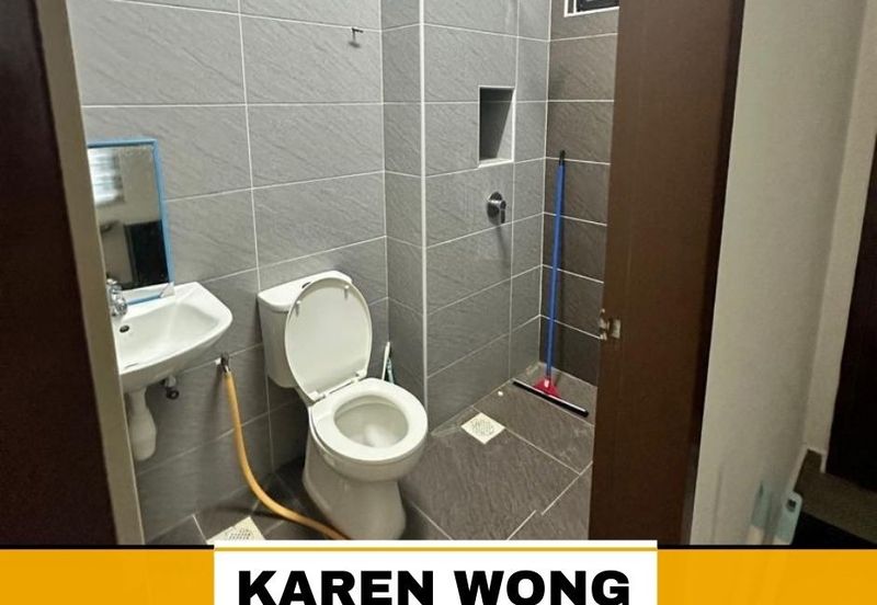 FULLY GATED & GUARDED SP SAUJANA PERMAI 1 Storey SEMI DETACHED for RENT