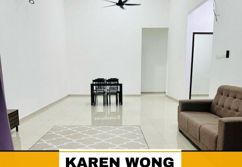 FULLY GATED & GUARDED SP SAUJANA PERMAI 1 Storey SEMI DETACHED for RENT