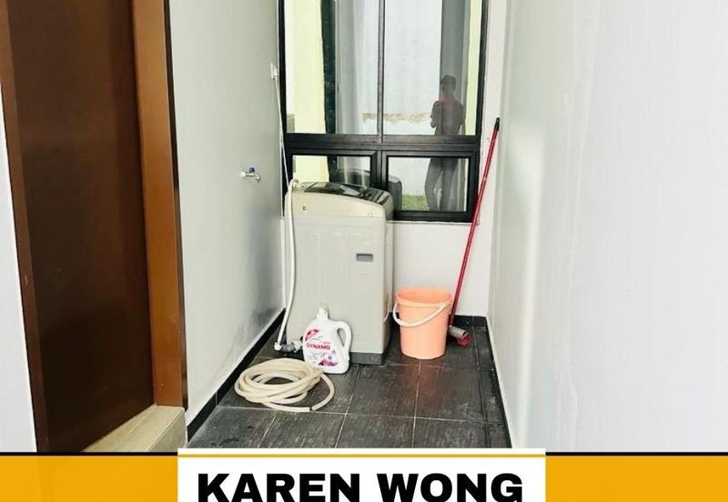 FULLY GATED & GUARDED SP SAUJANA PERMAI 1 Storey SEMI DETACHED for RENT