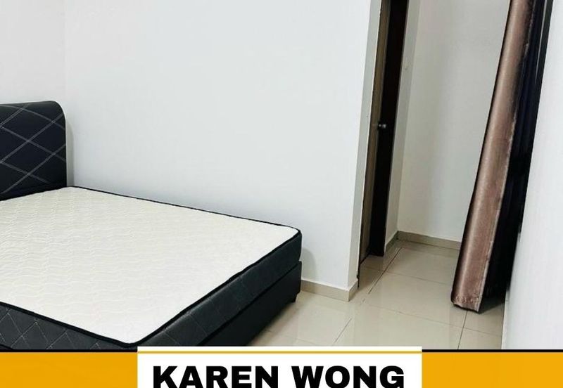 FULLY GATED & GUARDED SP SAUJANA PERMAI 1 Storey SEMI DETACHED for RENT