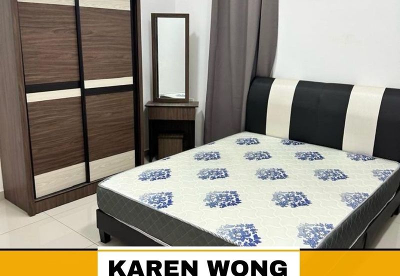 FULLY GATED & GUARDED SP SAUJANA PERMAI 1 Storey SEMI DETACHED for RENT