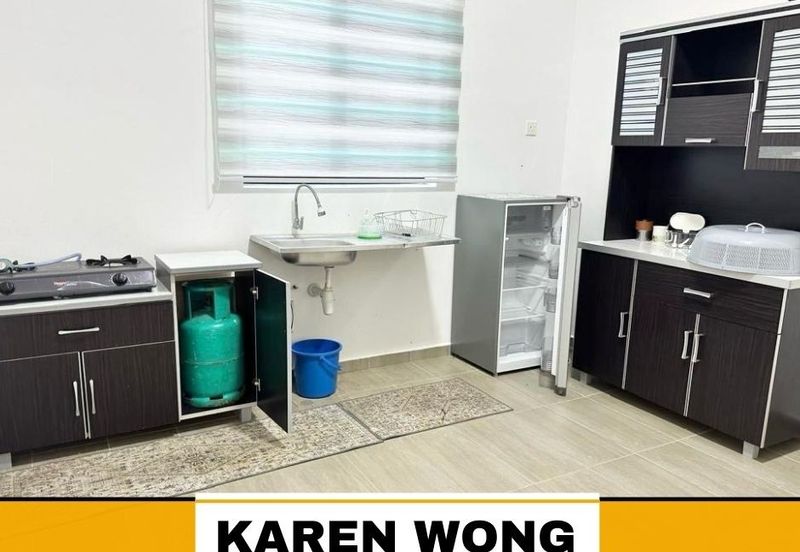 FULLY GATED & GUARDED SP SAUJANA PERMAI 1 Storey SEMI DETACHED for RENT