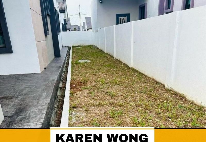 FULLY GATED & GUARDED SP SAUJANA PERMAI 1 Storey SEMI DETACHED for RENT