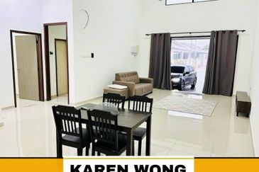 FULLY GATED & GUARDED SP SAUJANA PERMAI 1 Storey SEMI DETACHED for RENT