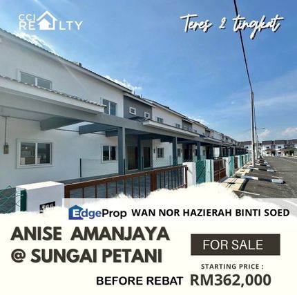 DOUBLE STOREY HARGA MURAH AREA SP KEDAH‼️BOOKING RM500 RM500 DAN REBAT 5%‼️JOM BOOKING SEBELUM SOLD‼️LAST 4 UNIT SAHAJA TINGGAL‼️RUMAH DAH READY SIAP‼, Kedah, Kuala Muda