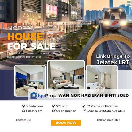 APARTMENT MURAH‼️AMPANG ASTRUM‼️ Kerja Dekat Ampang? Nak Rumah Selesa & Strategik❓ Penat sewa terlalu mahal‼️Beli buat pelaburan jangka panjang‼️ , Kuala Lumpur, KLCC