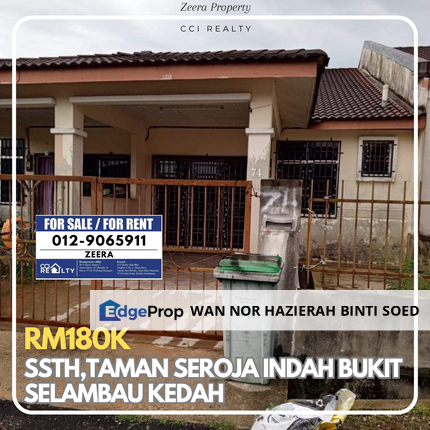 MURAH BERSIH RUMAH TERES SETINGKAT‼️FULLY LOAN‼️TAMAN SEROJA INDAH BUKIT SELAMBAU K.KETIL‼️FREEHOLD, Kedah, Kuala Ketil