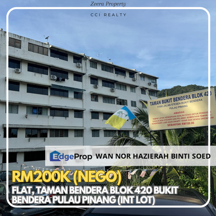 BELOW MV‼️RUMAH PANGSA MURAH DI BUKIT BENDERA PENANG‼️FULLY LOAN‼️FULLY RENOVATED‼️, Penang, Relau