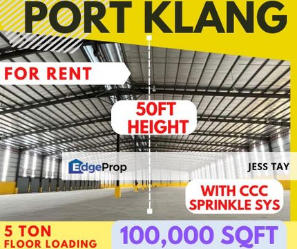 PKFZ Port Klang Free Zone Warehouse/Medium Industrial For Rent, Selangor, Port Klang