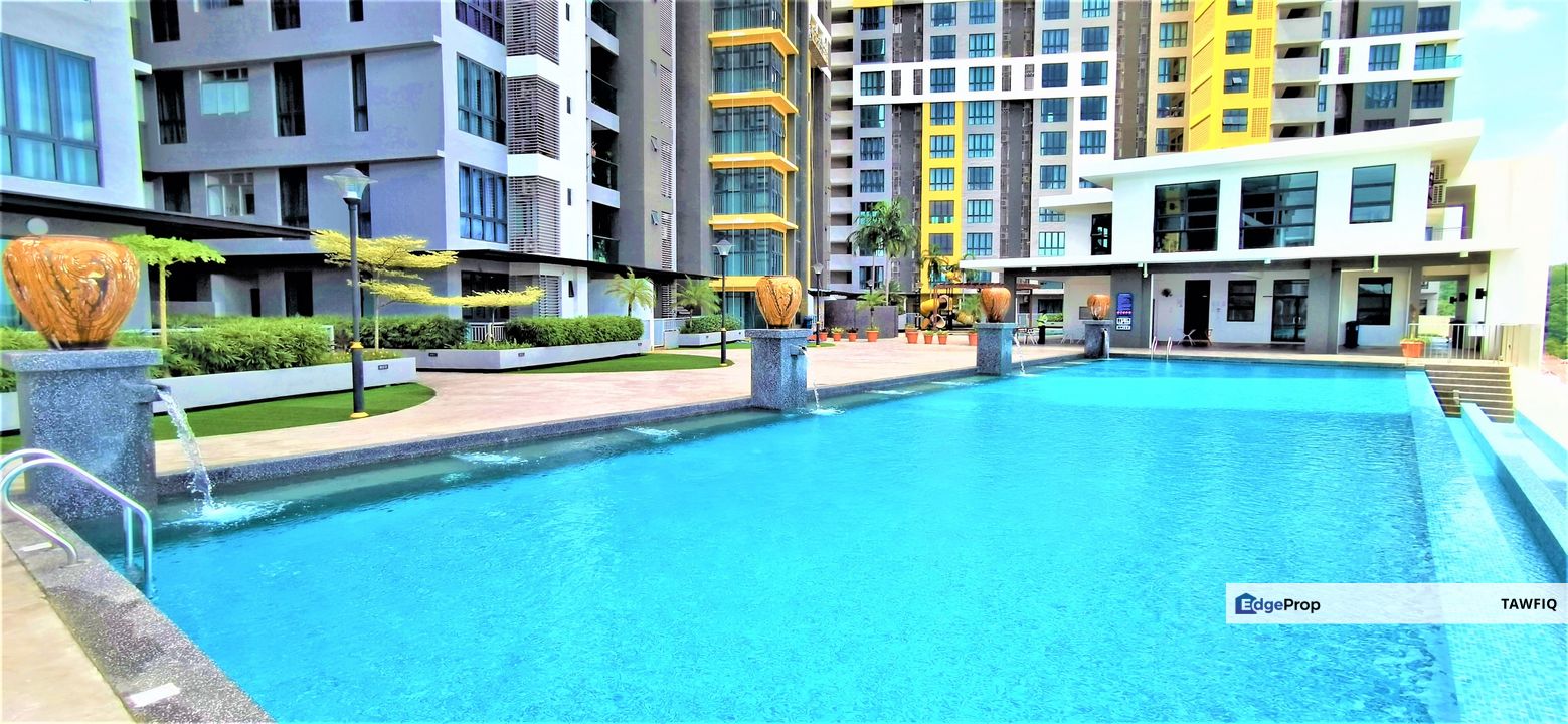 [📍Fully Furnished Corner Unit] 3Bedroom Facing Swimming Pool. Silk Sky Condo Balakong, Cheras Selatan, Selangor, Balakong