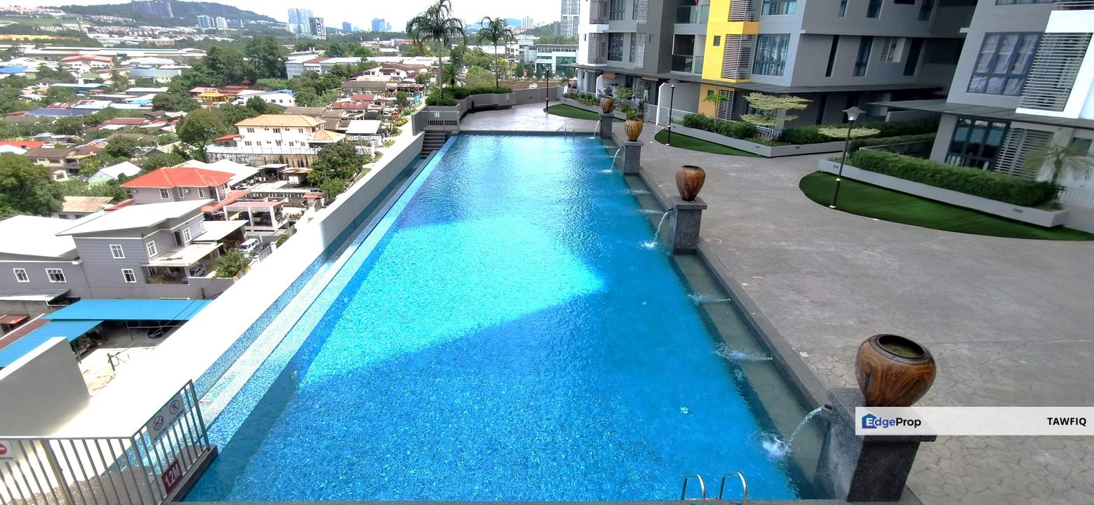 [📍Fully Furnished Corner Unit] 3Bedroom Facing Swimming Pool. Silk Sky Condo Balakong, Cheras Selatan, Selangor, Balakong