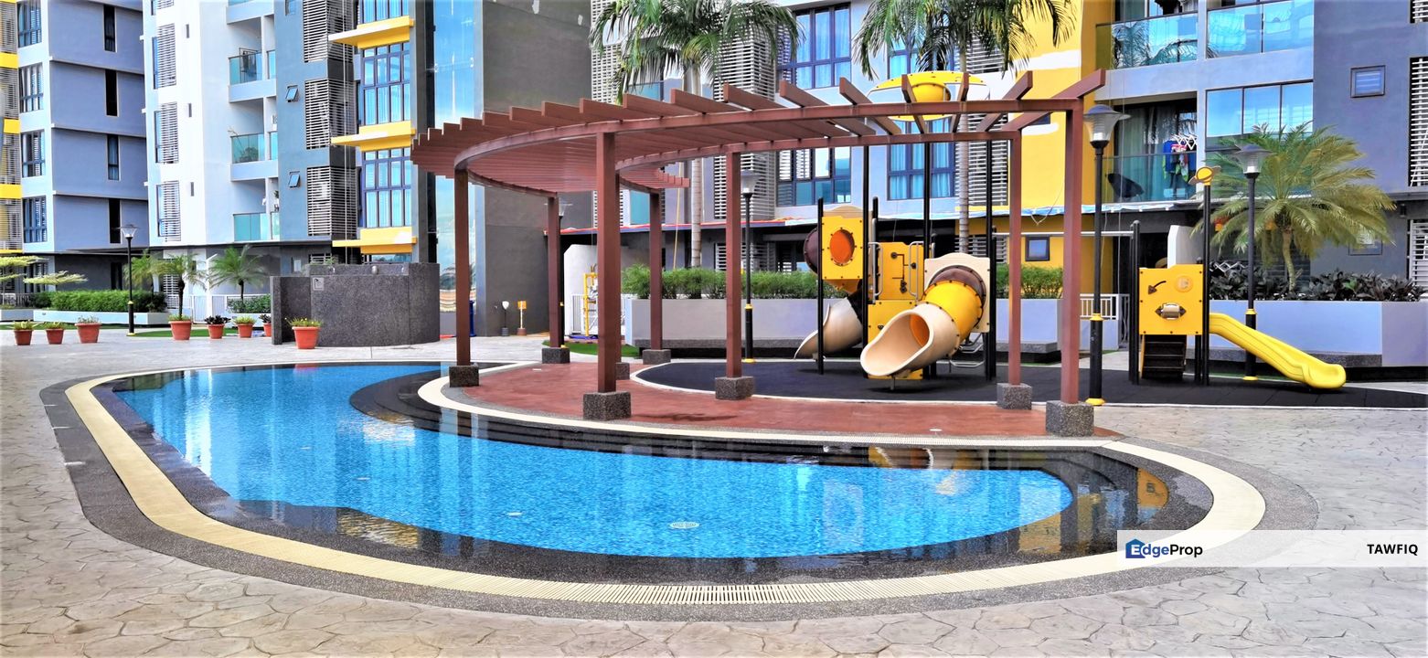 [📍Fully Furnished Corner Unit] 3Bedroom Facing Swimming Pool. Silk Sky Condo Balakong, Cheras Selatan, Selangor, Balakong
