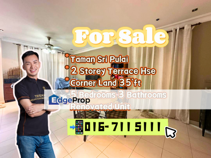 Sri Pulai_ 2 Storey Terrace_ Corner Lot, Johor, Skudai