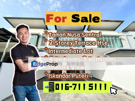 Nusa Sentral_ 2 Sty Terrace_ Good Condition, Johor, 