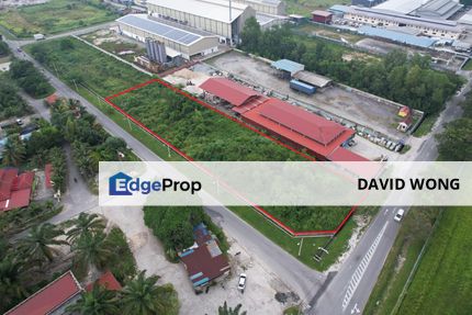 39,600 Sqf Corner Industrial Land for sale. 10-minutes from Toll Plaza, Perak, Kamunting