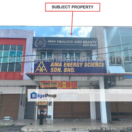 Double Storey Shotlot Lapangan Perdana , Perak, Ipoh