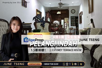 Pelangi Indah 1.5 Storey Terrace House For Sale, Johor, Ulu Tiram