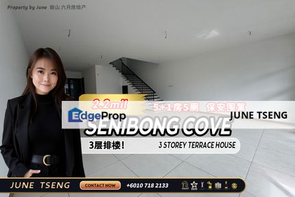 Senibong Cove 3 Storey Terrace House For Sale, Johor, Masai