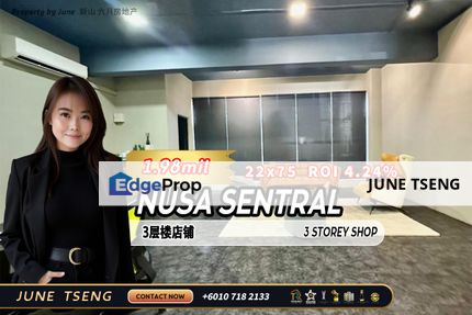 Nusa Sentral - 3 Storey Shop For Sale, Johor, 