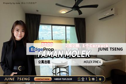 Molek Pine 4 2 Bedroom Unit For Rent, Johor, Johor Bahru